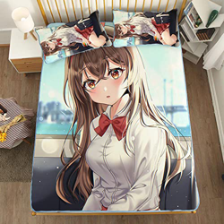 ACOSDARY Impacto de Genshin: Albedo corbata de moño Colchón, Microfibras de impresión 3D Alfombrilla de seda de hielo de anime, almohadilla de enfriam precio