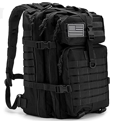 QT&QY Mochilas Militares Tácticas 45L Molle Mochila de asalto del ejército Bolsa Bug Out de 3 días mochila de senderismo para acampar