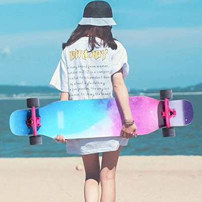 Xinduolei -Skateboard Deck Girls Adult Girls Scooter Professional Board Professá (Color : F)