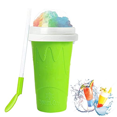 Vaso para hacer granizados, Magic Quick Frozen, taza de enfriamiento de doble capa, para hacer granizados caseros, para niños y familia