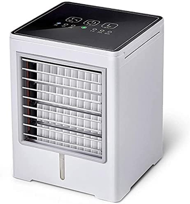 QQW Desk Ban Refresil Refrigable Usb Refrigeración Usb Air Acondicionamiento Humidificante Ventilador Usb, Purificador, Aire Evaporativo para el Hogar