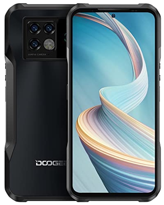 Movil Todoterreno, DOOGEE V20 [2022] 6.43”FHD AMOLED Telefono Movil Libre 5G, 8GB+256GB, Cámara Triple 64MP+20MP Visión Cocturna, 6000mAh Batería, Oct