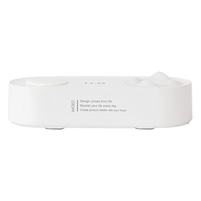 LANRU Humidificadores portátiles de Botella de Agua Mini humidificador de Niebla fría con luz Nocturna Humidificadores de Viaje Recargables USB con 2 