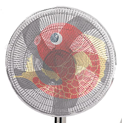 Mankvis Cubierta de Seguridad del Ventilador eléctrico Tipo Carpeta, Cubierta de protección contra Clip de Mano Anti-niña, Adecuado para el Ventilador características