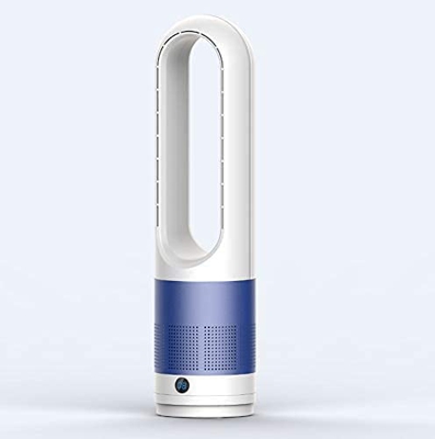 PY Ventilador de Ventilador sin Viento de 40W 18 Pulgadas 80 Ventilador de Torre Oscilante con Control Remoto, Configuración de 8 Velocidades, Ventila