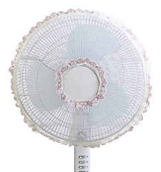 Mankvis Cubierta de Seguridad de Ventilador eléctrico Bordado, Cubierta Protectora de pellizco Anti-niña, Adecuado para Ventilador de Ventilador de Es en oferta