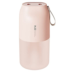 LANRU Humidificadores de Doble pulverización USB de 300 ml con luz LED Humidificador de Apagado automático Cool Mist Humidificadores de Escritorio por precio
