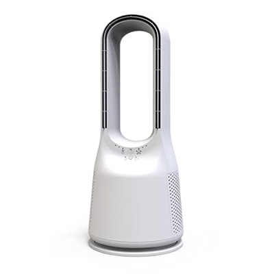 VARADOMO Enfriador De Ventilador Sin Aspas, Ventilador De Torre Oscilante, 3 Velocidades, Ventilador De Pedestal Súper Silencioso para El Dormitorio D