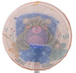 Mankvis Cubierta de Seguridad del Ventilador eléctrico de Oso Grande, Cubierta de Seguridad de pellizco Anti-Hijos, Adecuado para Ventilador de Ventil en oferta
