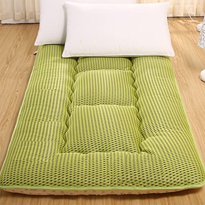 ZCYX Futon Floor Mattress 4D Transpirable Japonés Portátil Colchón para Acampar Pad Tradicional Cojín para Dormir portátil Colchón para Dormir para Pi