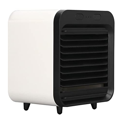 Restokki Ventilador de Aire Acondicionado, Enfriador de Aire portátil, Ventilador de Escritorio USB con humidificación, Ventilador de nebulización de 