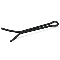 BBQ-Toro Elevador de parrilla de acero | 21 x 6,5 x 1 cm | lacado negro | elevador de parrilla, elevador de parrilla, elevador para parrilla, elevador precio