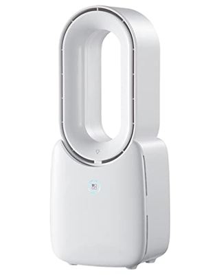 VARADOMO Ventilador De Escritorio Sin Aspas, Mesa con Fuerte Flujo Aire Y Silencioso, Refrigeración Portátil para El Hogar, La Oficina, Dormitorio,Bla