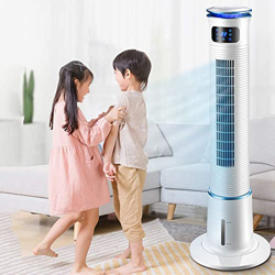 PY Ventilador de Refrigerador de Aire de Pie con 3 Velocidades, Ventilador de Torre Oscilante de Alto Silencio Ultra Delgado con Control Remoto, Refri precio