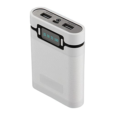 Batería 18650 con 4 nudos de carga caja de energía Banco de energía Shell Durable Power Bank Case Cargador portátil