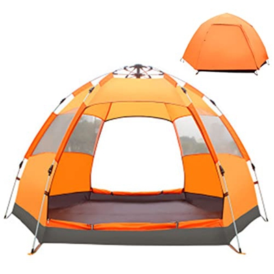 FGAITH Carpa Plegable, Carpas Plegables, Totalmente Automática, Doble Capa, Ligera, Transpirable, Resistente Al Viento Y a La Lluvia, con Bolsa De Alm