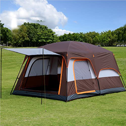 Tienda de campaña Impermeable, Tienda Familiar con 3 Habitaciones, 8-12 Personas, Tienda Grande, Tienda Familiar de 2 Habitaciones y Refugio Solar, Fe en oferta