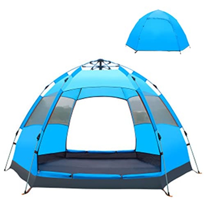 FGAITH Carpa Plegable, Carpas Plegables, Totalmente Automática, Doble Capa, Ligera, Transpirable, Resistente Al Viento Y a La Lluvia, con Bolsa De Alm