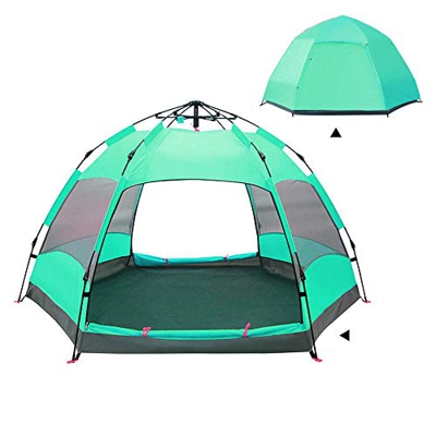 Tienda de campaña para 4 Estaciones de Gran Capacidad para 5-8 Personas, Tienda de campaña para Acampar, Ligera, Impermeable, de Doble Capa, automátic