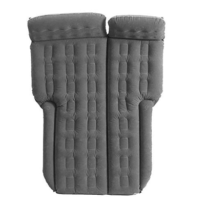 FMOPQ Silla Plegable Coche Cama Inflable portátil Camping colchón de Aire con 2 Almohadas de Aire Universal SUV Gris