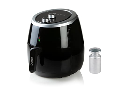 Deli Fryer - Freidora de aire caliente (5 L, con temporizador, freír sin aceite, 2000 W)