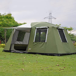 Carpas Familiares para 6-10 Personas para Acampar en cenadores al Aire Libre, Refugio Solar Esencial para Festivales, Carpas Grandes de 2 dormitorios  características