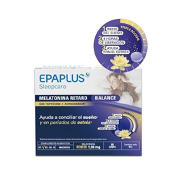 EPAPLUS SLEEPCARE MELATONIA RETARD BALANCE CON TRIPTOFANO Y ASHWAGANDHA 60 COMPRIMIDOS precio
