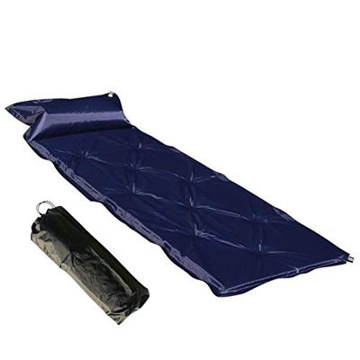 FMOPQ Silla Plegable, cojín Inflable automático, colchoneta para Acampar al Aire Libre, colchoneta Plegable Gruesa para Dormir, Cama Inflable Individu