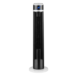 Ventilador de torre con ventilador silencioso vertical sin aspas de piso remoto Temporizador de 12 horas Ventilador oscilante de 3 velocidades para el en oferta