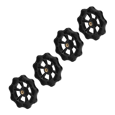 FECAMOS Tuerca Giratoria Manual para Impresora 3D, Ajuste Ancho Duradero Fácil Operación Plástico Instalación Simple Tuerca de Nivelación para Actuali