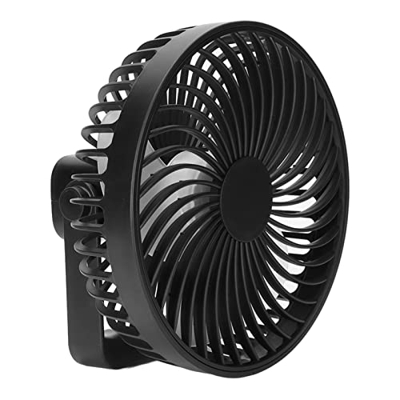 Ventilador de camping, ventilador de techo portátil Mini ventiladores de tienda USB Ventilador de tienda de campaña montado en la pared con velocidad 