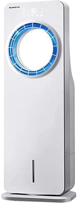 Enfriadores evaporativos Enfriador de Aire evaporativo, acondicionador de Aire portátil sin aspas, 3 velocidades de Ventilador | Oscilación automática