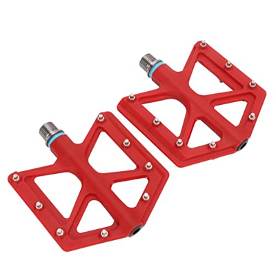 Demeras Pedal de Bicicleta Plegable, Pedal de Bicicleta de Montaña Hueco Resistente para Ciclismo