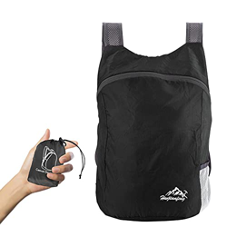 Mochila plegable ultraligera, pequeña mochila de senderismo, duradera y ligera para hombres y mujeres, para deportes al aire libre, viajes, senderismo en oferta