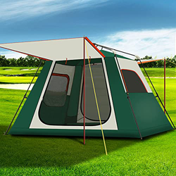 Tienda de campaña emergente automática con Porche extendido para 3-4 Personas Refugio Solar hidráulico Tienda de campaña Tienda de campaña instantánea en oferta