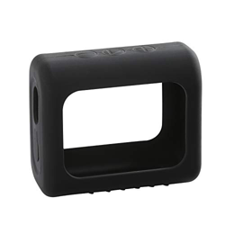 WERICO Funda de silicona para JBL Go 3 Altavoz Bluetooth portátil impermeable, manga protectora ultraligera portátil con mosquetón (negro) precio
