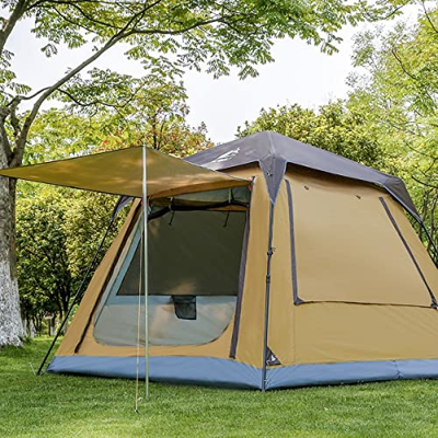 Carpa de protección Solar PU3000MM Carpa para Acampar de 4 a 6 Personas, Carpa emergente Carpa de Playa portátil, Gazebos de Refugio Solar para jardín