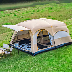 Tiendas de campaña Grandes para 8-12 Personas para la Familia, Tienda de campaña Impermeable, Refugio Solar, Tienda de campaña con cúpula portátil par características
