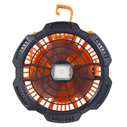 OSALADI Ventilador de Campamento con Luces LED Ventilador Portátil con Gancho Colgante para Aire en oferta