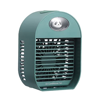 Xinya Atmm ATM Mini refrigerador de Aire del Aire Acondicionado de la Humedad del Escritorio portátil USB Cargadura Atmm ATM (Color : GN)