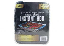 HiCollection - Bandeja de barbacoa portátil para barbacoa instantánea con patas de acero en oferta