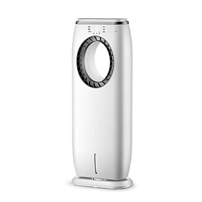 Shykey Ventilador Compacto Sin Aspas Ventilador De Aire Acondicionado Portátil Ventilador De Escritorio Con Control Remoto Humidificado Purificador Pa
