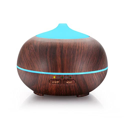 FUNNYBSG Humidificador, 150ML Difusor de Aceite Esencial Control Remoto Difusor de Aroma Humidificador de Aire con nebulizador de Aroma eléctrico con 