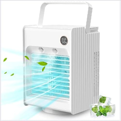 GUBAOPQLA Aire Acondicionado portátil Enfriador de Aire Climatizador Evaporativo Ventilador con Función Humidificación, 3 Niveles Potencia, Oscilación precio