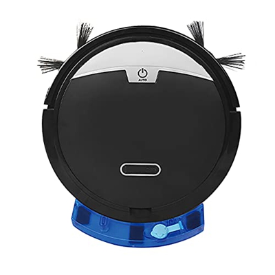 GUBAOPQLA Robot Aspirador, 2800Pa Succión Fuerte Robot Aspirador, Aspira, Barre, Mopa, Control Remoto, Carga Automática, Ideal para Mascotas, Piso Dur