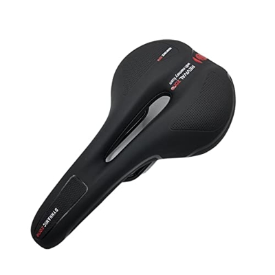 Dedbol Silla de Silla de Bicicleta cómoda MTB Asiento de Bicicleta de montaña Asiento de Gel Hueco de Gel de Ciclismo Ejercicio for Hombres y Mujeres 