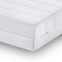 DREAMSTAR Colchón ortopédico de espuma fría de 7 zonas, certificado Öko-Tex, dureza 2 y 3, enrollable, 180 x 200 cm en oferta