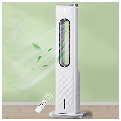Shykey Ventilador De Torre Ventilador Compacto Sin Aspas Purificador De Aire Humidificado Control Remoto Ventilador De Aire Acondicionado Portátil Par