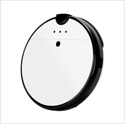 GUBAOPQLA Robot Aspirador, Control de Aplicaciones Potencia de succión, Silencioso, Robot Aspirador con Auto Recarga, aspira y Limpia Suelos y alfombr