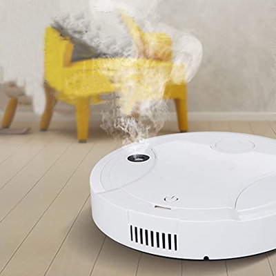 GUBAOPQLA Aspirador automático Hogar Inteligente Barrido y trapeado Robot de Barrido Todo uno Aplicación de Robot Barrido Control Remoto,USB para Suel